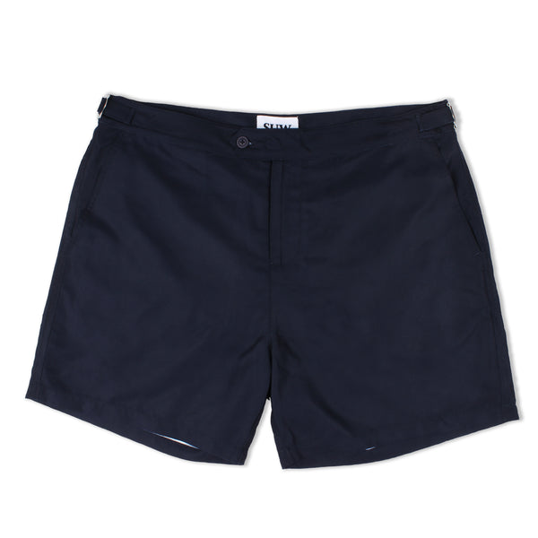 Tailored Swim Shorts - Navy Blue