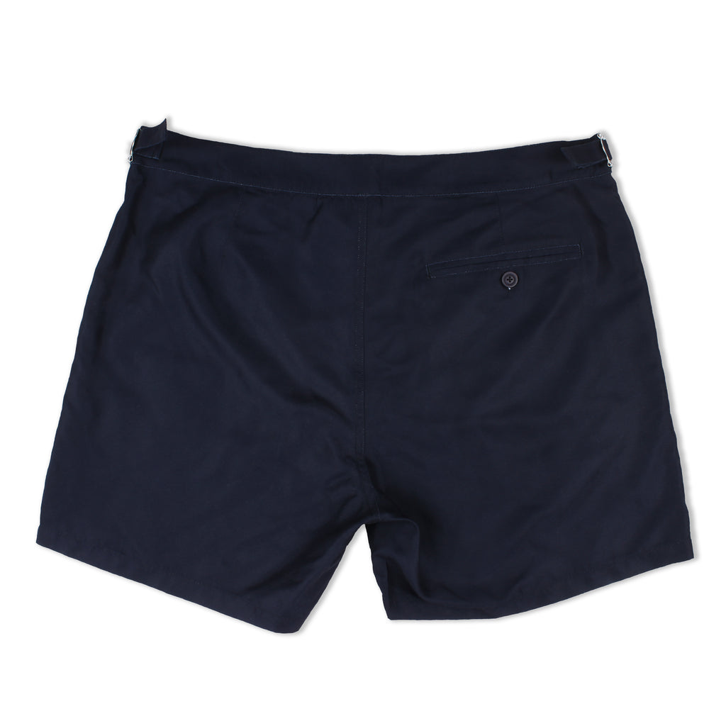 Tailored Swim Shorts - Navy Blue