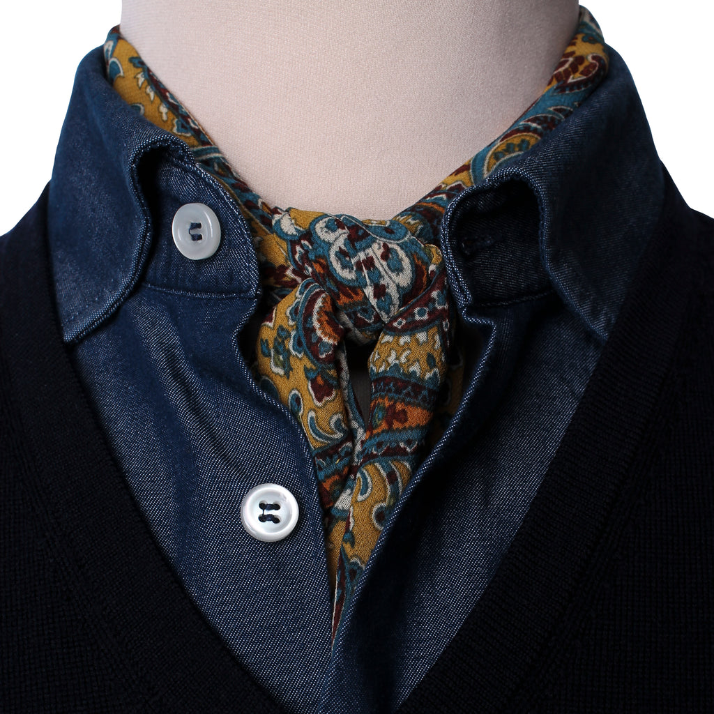 Bandana - Spicy Mustard Paisley