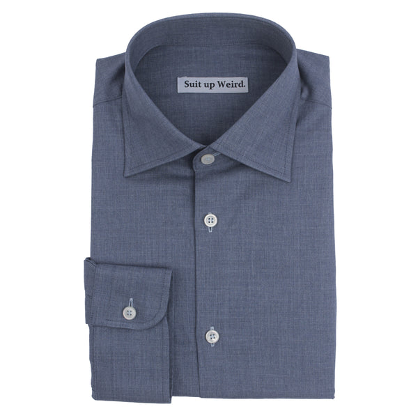 Cutaway Shirt - Denim blue