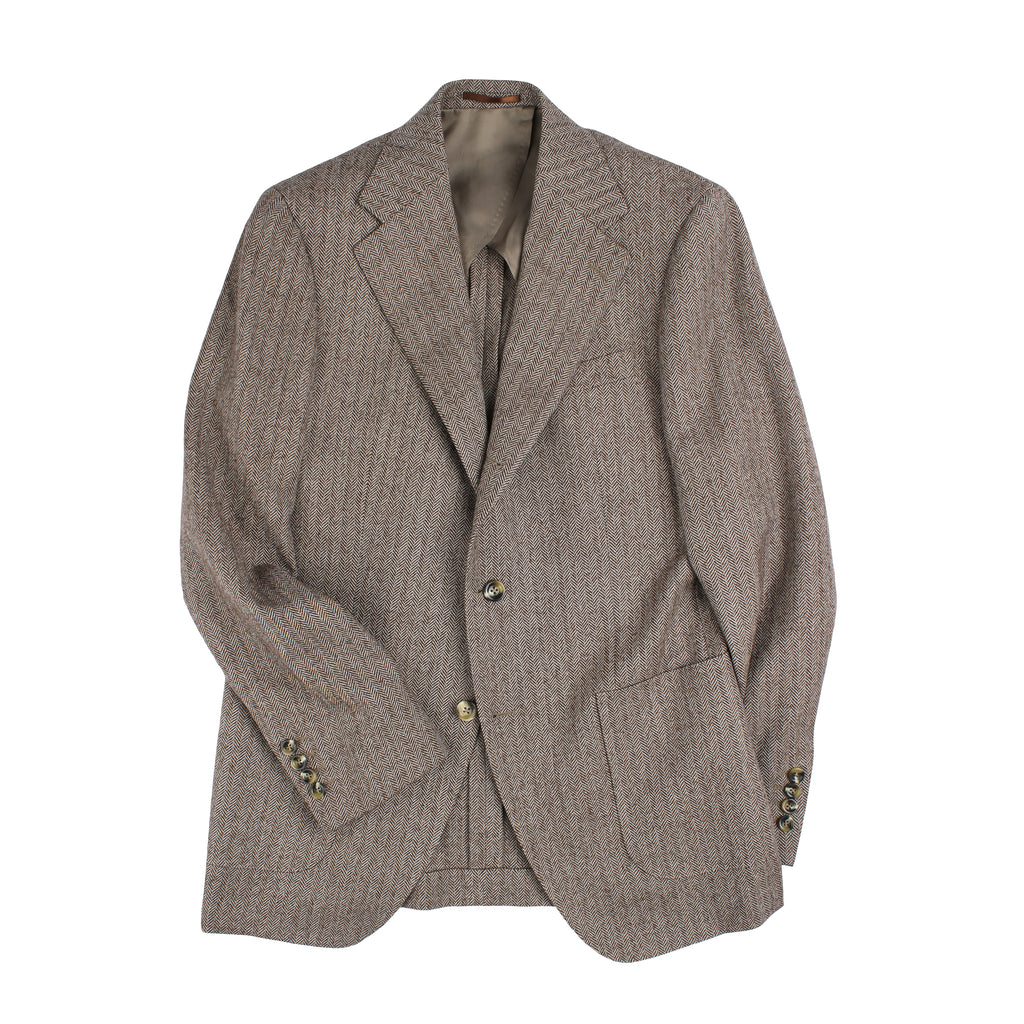 Jacket - Brown Herringbone