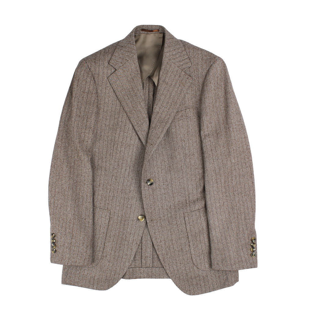 Jacket - Brown Herringbone