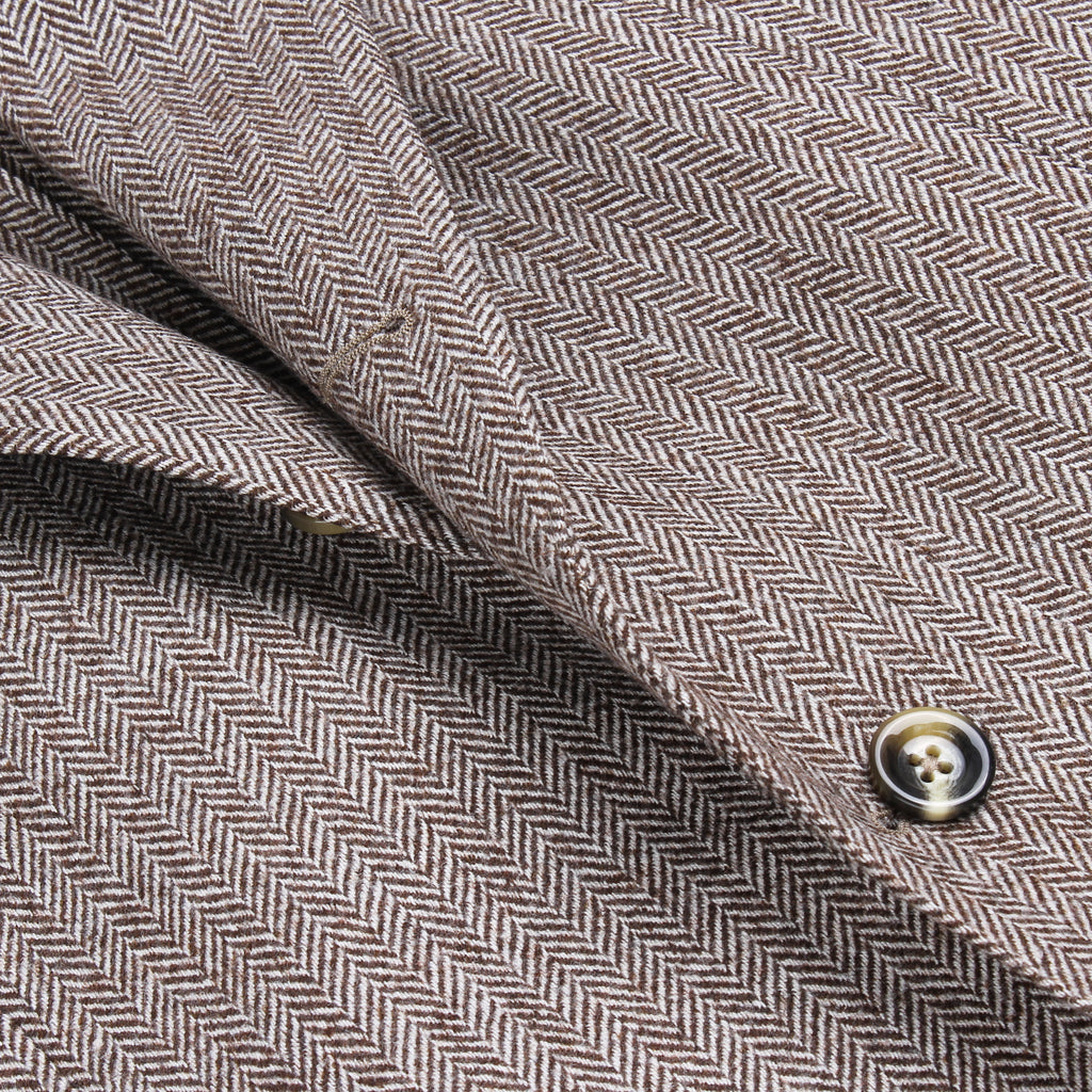 Jacket - Brown Herringbone