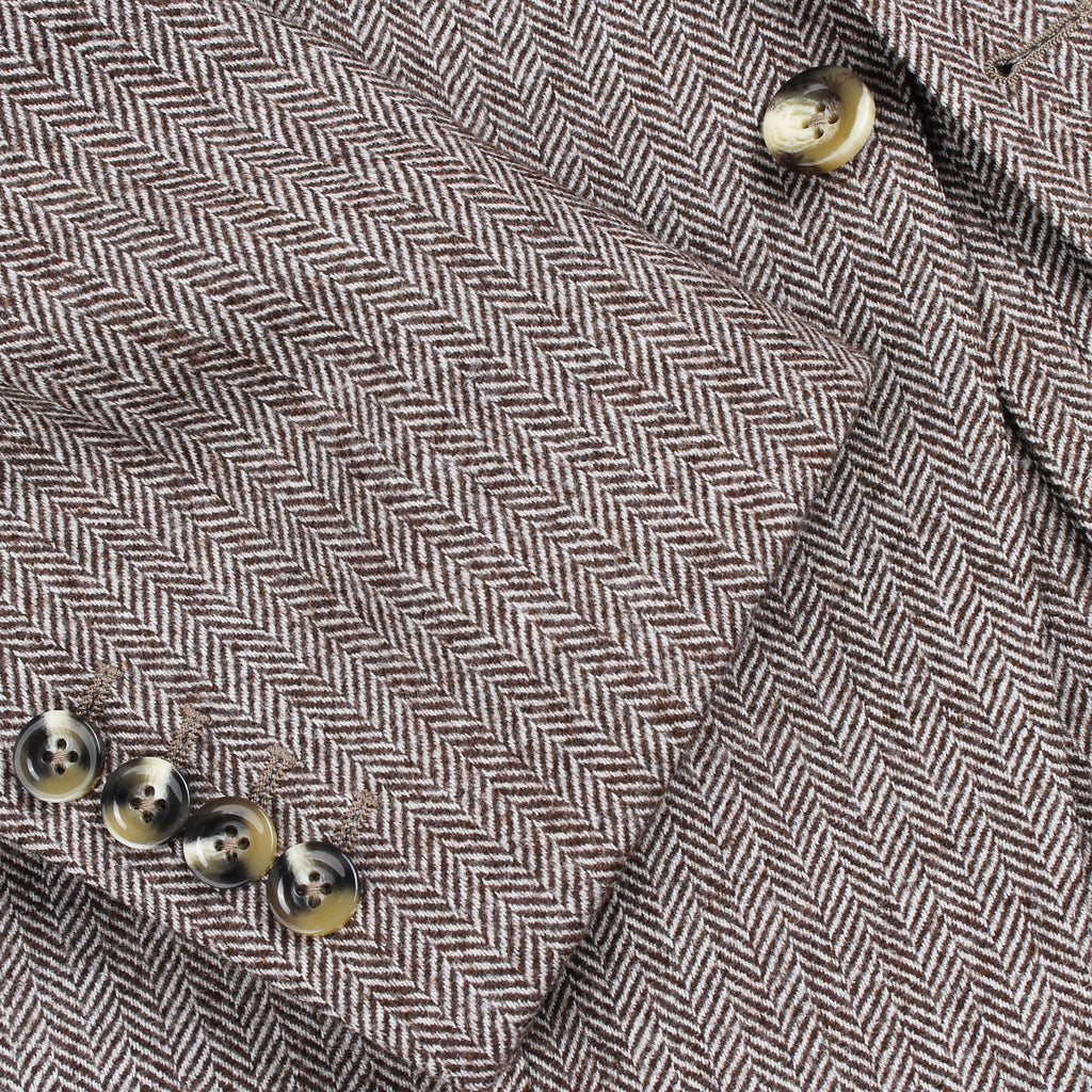 Jacket - Brown Herringbone